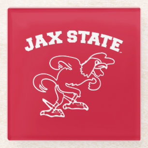 Jacksonville State University JAX State Gamecocks Glazen Onderzetter