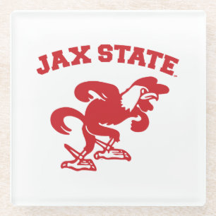 Jacksonville State University JAX State Gamecocks Glazen Onderzetter