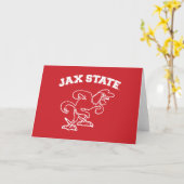 Jacksonville State University JAX State Gamecocks Kaart (Gele Bloem)