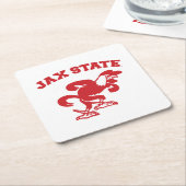 Jacksonville State University JAX State Gamecocks Kartonnen Onderzetters (Schuin)