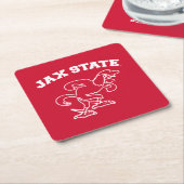 Jacksonville State University JAX State Gamecocks Kartonnen Onderzetters (Schuin)