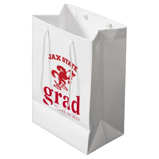 Jacksonville State University JAX State Gamecocks Medium Cadeauzakje (Voorkant Gekanteld)