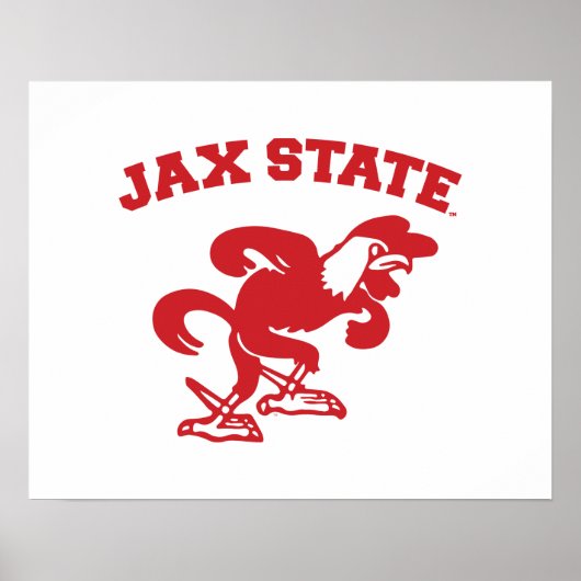 Jacksonville State University JAX State Gamecocks Poster (Voorkant)