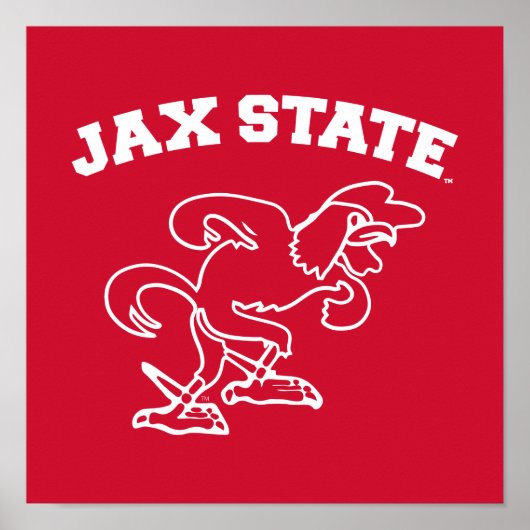 Jacksonville State University JAX State Gamecocks Poster (Voorkant)