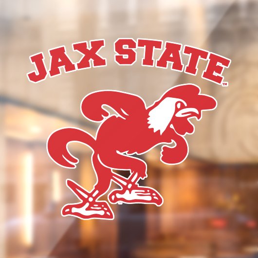 Jacksonville State University JAX State Gamecocks Raamsticker (Vel 2)