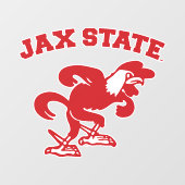 Jacksonville State University JAX State Gamecocks Raamsticker (Vel)