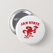 Jacksonville State University JAX State Gamecocks Ronde Button 5,7 Cm (Voorkant /achterkant)