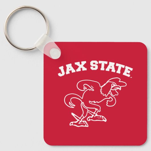 Jacksonville State University JAX State Gamecocks Sleutelhanger (Voorkant)
