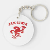 Jacksonville State University JAX State Gamecocks Sleutelhanger (Achterkant)