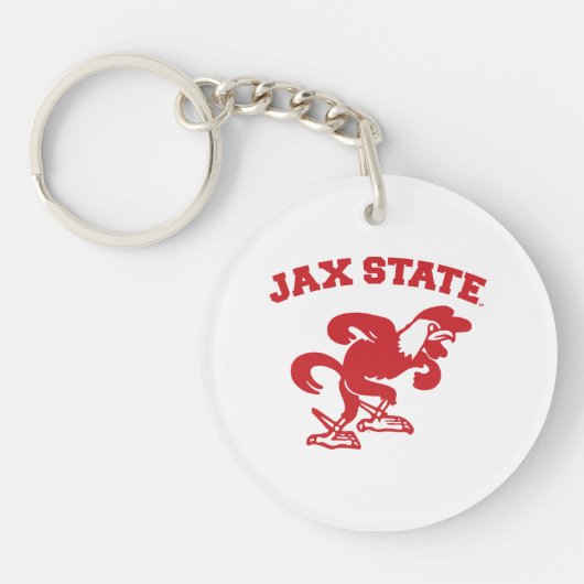Jacksonville State University JAX State Gamecocks Sleutelhanger (Voorkant)