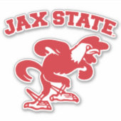 Jacksonville State University JAX State Gamecocks Sticker (Voorkant)