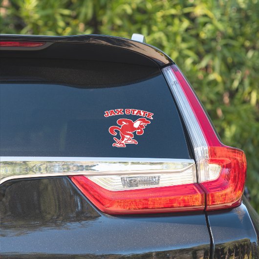 Jacksonville State University JAX State Gamecocks Sticker (Auto Zijkant)