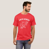 Jacksonville State University JAX State Gamecocks T-shirt (Voorkant volledig)
