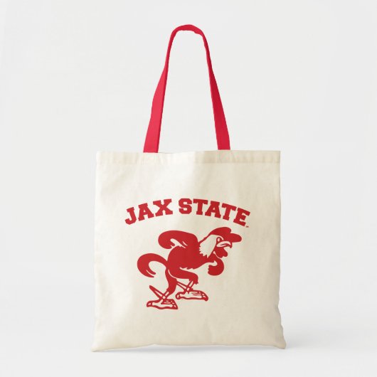 Jacksonville State University JAX State Gamecocks Tote Bag (Voorkant)