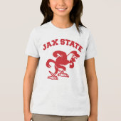 Jacksonville State University JAX State Gamecocks Tri-Blend Shirt (Voorkant)