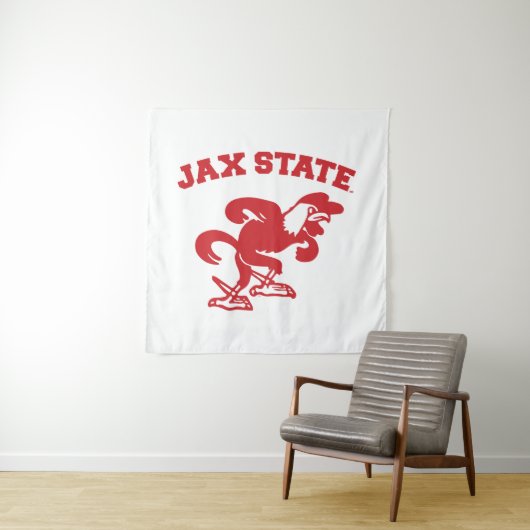 Jacksonville State University JAX State Gamecocks Wandkleed (In situ)