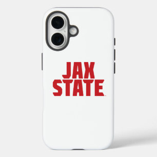 Jacksonville State University JAX STATE Krachtig R iPhone 16 Hoesje