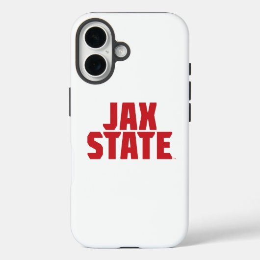 Jacksonville State University JAX STATE Krachtig R Case-Mate iPhone Case (Achterkant)