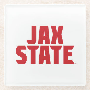 Jacksonville State University JAX STATE Krachtig R Glazen Onderzetter
