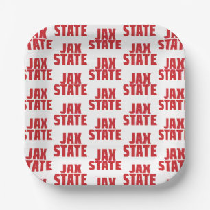 Jacksonville State University JAX STATE Krachtig R Papieren Bordje