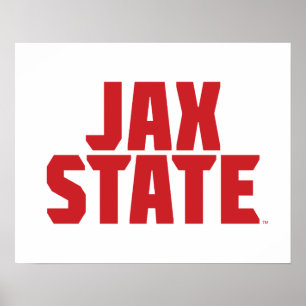 Jacksonville State University JAX STATE Krachtig R Poster