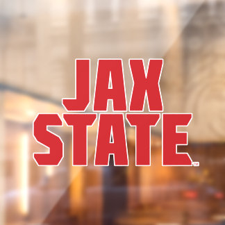 Jacksonville State University JAX STATE Krachtig R Raamsticker