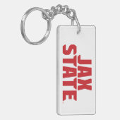 Jacksonville State University JAX STATE Krachtig R Sleutelhanger (Voorkant Links)