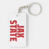 Jacksonville State University JAX STATE Krachtig R Sleutelhanger (achterkant)