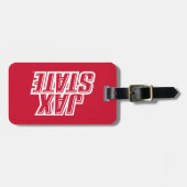 Jacksonville State University JAX STATE Logo Bagagelabel (Voorkant horizontaal)