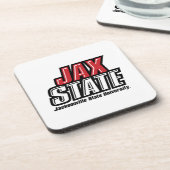 Jacksonville State University JAX STATE Logo Bier Onderzetter (Linkerzijde)