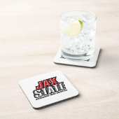 Jacksonville State University JAX STATE Logo Bier Onderzetter (Rechterzijde)