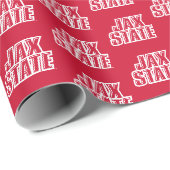 Jacksonville State University JAX STATE Logo Cadeaupapier (Rol Hoek)