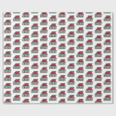 Jacksonville State University JAX STATE Logo Cadeaupapier (Vlak)