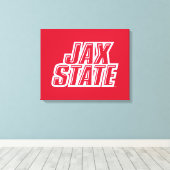 Jacksonville State University JAX STATE Logo Canvas Afdruk (Insitu (Houten vloer))