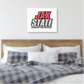 Jacksonville State University JAX STATE Logo Canvas Afdruk (Insitu (Slaapkamer))