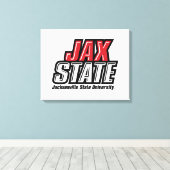 Jacksonville State University JAX STATE Logo Canvas Afdruk (Insitu (Houten vloer))