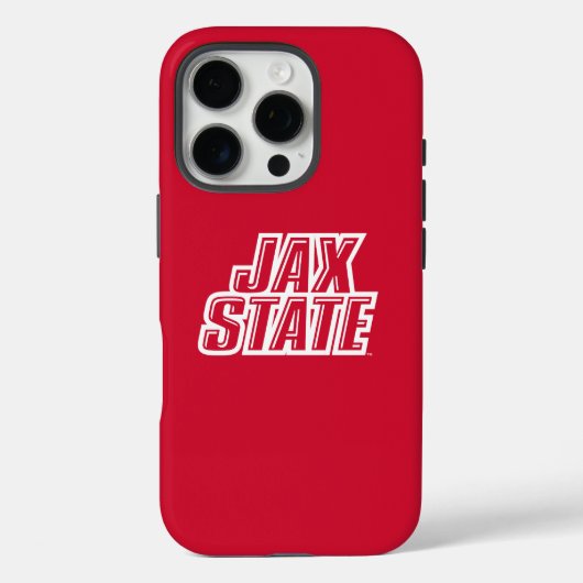 Jacksonville State University JAX STATE Logo Case-Mate iPhone Case (Achterkant)