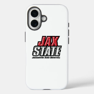 Jacksonville State University JAX STATE Logo iPhone 16 Hoesje