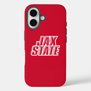 Jacksonville State University JAX STATE Logo iPhone 16 Hoesje