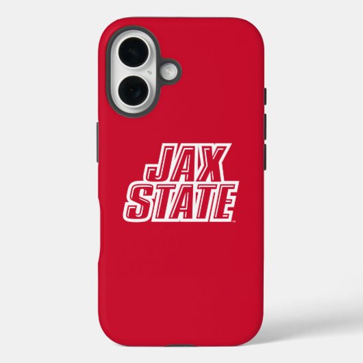 Jacksonville State University JAX STATE Logo Case-Mate iPhone Case (Achterkant)