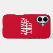 Jacksonville State University JAX STATE Logo Case-Mate iPhone Case (Achterkant (horizontaal))