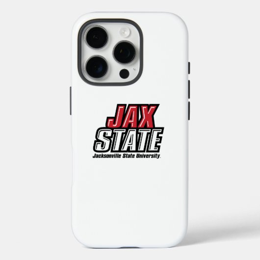 Jacksonville State University JAX STATE Logo Case-Mate iPhone Case (Achterkant)
