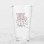 Jacksonville State University JAX STATE Logo Glas (Achterkant)