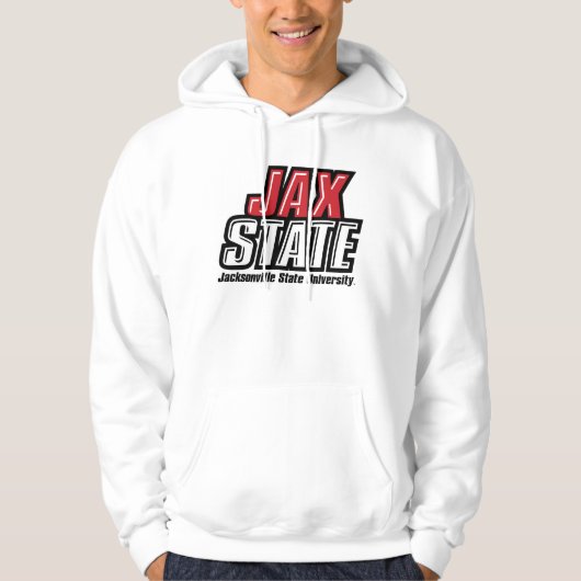 Jacksonville State University JAX STATE Logo Hoodie (Voorkant)