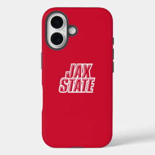 Jacksonville State University JAX STATE Logo iPhone 16 Hoesje