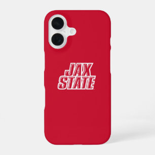 Jacksonville State University JAX STATE Logo iPhone 16 Hoesje