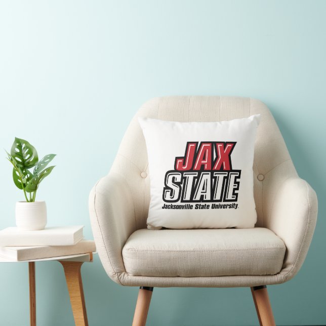 Jacksonville State University JAX STATE Logo Kussen (Stoel)