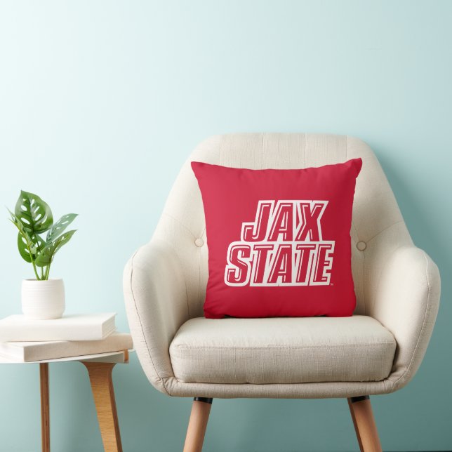 Jacksonville State University JAX STATE Logo Kussen (Stoel)