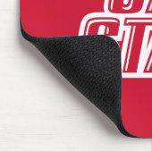 Jacksonville State University JAX STATE Logo Muismat (Hoek)