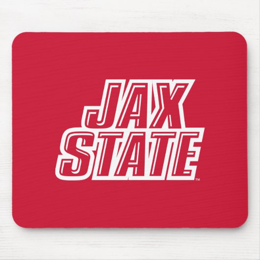 Jacksonville State University JAX STATE Logo Muismat (Voorkant)